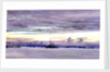 A View of Gosport Seen Across Portsmouth Harbour at Dusk by William Lionel Wyllie