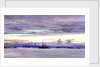 A View of Gosport Seen Across Portsmouth Harbour at Dusk by William Lionel Wyllie