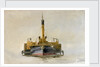 Study of a Portsmouth Harbour Tug by William Lionel Wyllie