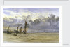 Thames barges in the Medway by William Lionel Wyllie
