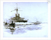 HMS 'Victoria' (1887), just prior to her loss [formerly misidentified as the 'Calliope'] by William Lionel Wyllie