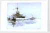 HMS 'Victoria' (1887), just prior to her loss [formerly misidentified as the 'Calliope'] by William Lionel Wyllie