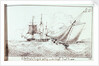 Pilot boat and frigate getting under weigh by Edward Bamfylde Eagles