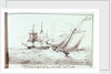 Pilot boat and frigate getting under weigh by Edward Bamfylde Eagles
