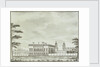 View of the Queen's House, Greenwich, from Greenwich Park by John Charnock