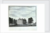 View of Cole Green House, seen from the south east by John Charnock