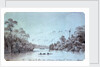 West view of the river from Anchorage off Sarawak Borneo by Edward Augustus Inglefield