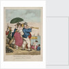 Progress of Gallantry, or Stolen kisses sweetest by Thomas Rowlandson