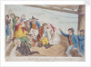 A sketch on board a Margate Hoy by P. Roberts