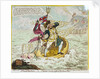 A French Hail Storm, - or - Neptune losing sight of the Brest Fleet by James Gillray