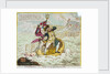 A French Hail Storm, - or - Neptune losing sight of the Brest Fleet by James Gillray