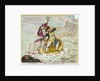 A French Hail Storm, - or - Neptune losing sight of the Brest Fleet by James Gillray