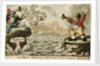 John Bull Exchanging News with the Continent. Trafalgar by George M. Woodward