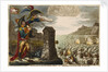 Destruction of the French Gun-Boats - or - Little Boney & his Friend Talley in high Glee by James Gillray