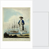 A post captain with a frigate and ships of the line. by D. Serres