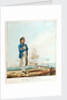 A seaman with a man-of-war's barge by D. Serres