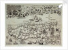 Disposition of the Turkish and Venetian fleets at Cyprus, 1570 by Matthias Zundt