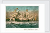Admiral Sir William Winter in the Vanguard destroying the Spanish fleet, Juli 29, 1588 by Unknown