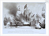 The burning of HMS 'Royal James' at the Battle of Solebay, 28 May 1672 by William Parrott