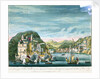 The taking of Porto Bello by Vice Admiral Vernon on the 22d of Nov. 1739 with Six Men of War only by Peter Monamy