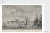 View of Coron when besieged by the Russians in 1770 by Lienard
