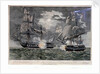 A Representation of the Engagement between His Majesty's Frigate the 'Indefatigable' and the French Frigate 'La Virginie', at Midnight, on the 20th of April 1796... struck to Sir Edward Pellew by John Fairburn