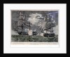 A Representation of the Engagement between His Majesty's Frigate the 'Indefatigable' and the French Frigate 'La Virginie', at Midnight, on the 20th of April 1796... struck to Sir Edward Pellew by John Fairburn