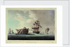 HMS 'Bellisle' at the Battle of Trafalgar, 21 October 1805 by G. Andrews