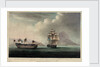 HMS 'Bellisle' near Gibraltar,  24 October 1805 by G. Andrews