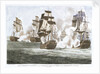 Lord Nelson's Victory over the French & Spanish fleets off Trafalgar, 21 October 1805 by John Fairburn