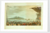 Isle of France No. 1. View from the deck of the Upton Castle transport of the British Army landing by R. Temple