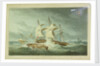 Destruction of the 'La Mouch' by HMS 'Hermes', 14 September 1811 by Philip Brown