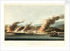 No. 10 'A view of Linga or Lung, from the sea, during the destruction of dhows on 16 November 1809' by R. Temple