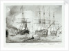 'Asia' and other vessels at the Battle of Navarino, 20 October 1827 by George Philip Reineagle