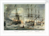 'Asia' and other vessels at the Battle of Navarino, 20 October 1827 by George Philip Reineagle