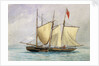 'Captain H Wolman with HM 80th Foot capturing the Notorious Pirate Schooner Hanna Mercury Isld Oct 26th 1843'. by unknown