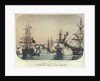 Bombardment of Bomarsund by the Anglo-French fleet, August 1854 by unknown