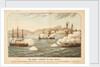 The naval combat in the Pacific, between HMS 'Shah' and 'Amethyst' and the Peruvian Rebel, Ironclad Turret Ram Huascar off Ilo, 29 May 1877 by H.M. Currie & Son