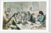 Coffee House in Salisbury Market Place by Thomas Rowlandson