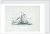 Revenue cutter protecting the Brighton Fishery by Richard Henry Nibbs