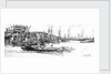 Thames warehouses by James Abbott McNeill Whistler