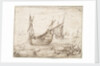A herring buss catching a large fish by Hendrick Cornelisz Vroom