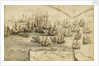 Holme's attack on the Smyrna Fleet, 12 March 1672 by Netherlandish School
