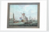 An East India Company's Yacht in a Dutch Harbour, pre-1826 by Gerrit Groenewegen