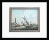 An East India Company's Yacht in a Dutch Harbour, pre-1826 by Gerrit Groenewegen