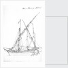Two fishing boats at Portici, 16 March 1791 by J.T. Serres
