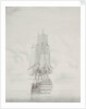 The English ship 'Duke' 90 guns, circa 1750 by John Hood