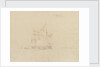 A group of sailing boats off the coast by George Chambers
