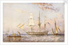 HMS 'Rattlesnake', 1853 by Oswald Walter Brierly
