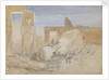 The Ramosseum, Thebes, Egypt by Oswald Walter Brierly